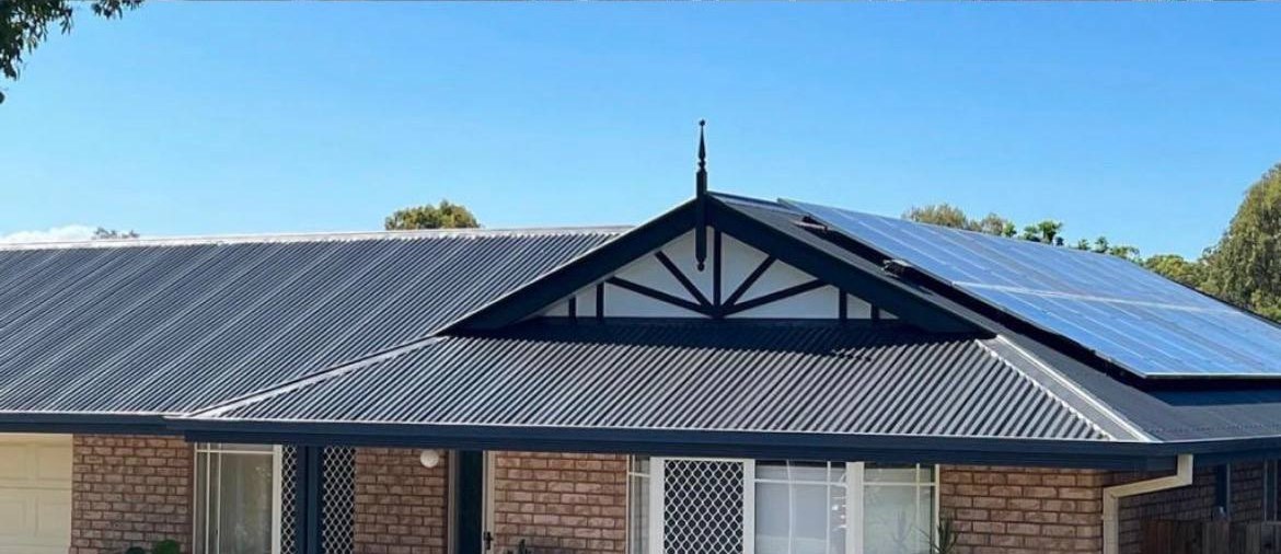After: Metal roof